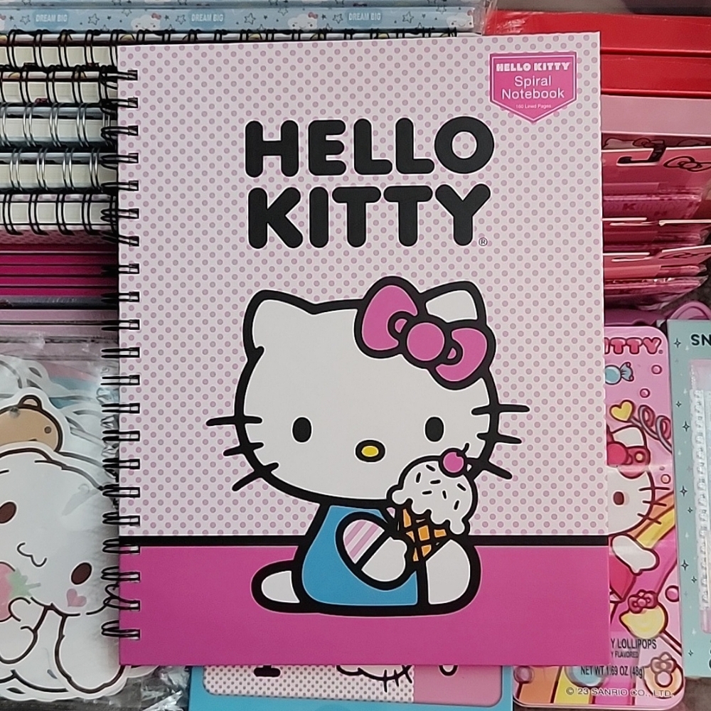 Hello Kitty Spiral Notebook
